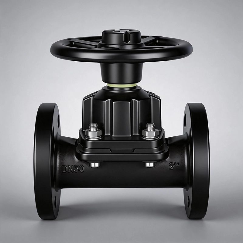 Straight Through Diaphragm Valve WCB Straight Through Diaphragm Valve